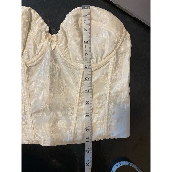 Sears Ivory Strapless Four Hook Corset Sz 36B - Picture 7 of 7